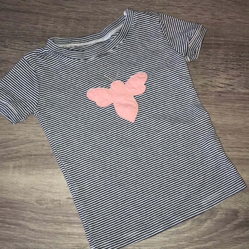 Burts Bees striped tshirt